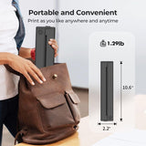 Portable A4 Thermal Printer with Bluetooth Wireless Connectivity, Inkless Printing for Home, Office, V1341-ZY-Q76H88M3-WHITE