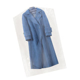 100 Pcs Hanging Garment Single Use Dustproof 60x120cm PE Material Semi Transparent Hanging Suit V1294-YM0521-3117220291411