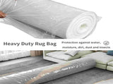 5 Pack Large Rug Storage Bag, 20 x 98 inch Clear Plastic Carpet Bag Fits Rug up to 6'x 9', Protects V1192-AZ-W-17240