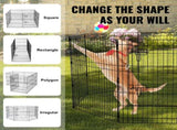 Dog Playpen, 8 Pcs 30"H x 24"W Panels Foldable Metal Pet Exercise, Dog Fence Indoor and Outdoor V952-XSYDCWWLXTSD48O5RV0