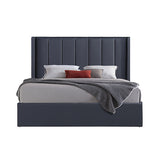 Prado Gas Lift Queen Bed Frame Non-woven Fabric MDF KD Slats V43-BED-PRD-Q