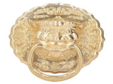 Door Knocker Brass Material Bronze Collision Resistance Chinese Animal Head Pull Ring for Wooden V1294-YM0523-3114220008611
