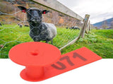 Numbered Ear Tag Marks Labels for Sheep Goats Farm Animal Livestock Feeding SuppliesRed V1294-YM0901-3111200210913