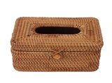 Rectangular Rattan Tissue Box Cover Rattan Woven Tissue Box Holder for Bathroom Organizer Countertop V1294-YM0706-3117230158211