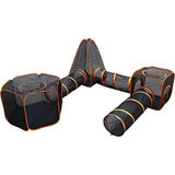6 in1 Outdoor Pet Cat Playpen Folding Pop Up Mesh Play Tent Tunnel House Enclosures V985-6IN1PETTENT