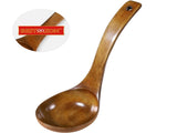 SKISUNO 1Set Soup Ladle Deep Soup Ladle Bamboo Material for Cooking and Serving Food 3.5 x 11 Inch V1189-WXFWAL-20260326-02419