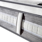 Mattress Euro Top King Size Pocket Spring Coil with Knitted Fabric Medium Firm 34cm Thick V43-MAT-PET-K