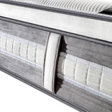 Mattress Euro Top King Single Size Pocket Spring Coil with Knitted Fabric Medium Firm 34cm Thick V43-MAT-PET-KS