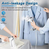 1500W Handheld Garment Steamer 300ml Detachable Tank Portable Clothes Steamer V1263-JX-5892