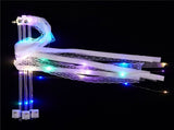 24 Pcs Lace Ribbons Wedding Streamers Party Ribbon Streamers with Lights Silk Wedding Wand Glow in V1294-YM0901-240902FB04-2
