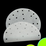100-Pack Non-Stick Fryer Paper Liners for Crispy, Flavorful Cooking and Hassle-Free Cleanup V1370-AZ4-11615