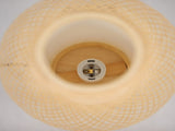 Natural Woven Bamboo Oval Table Lamp Light Shade Boho Tropical Coastal V563-75188