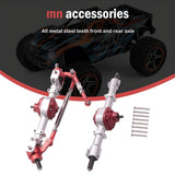 RC Car Front & Rear Complete Axle for MN D90 D91 D96 D99S MN90 MN96 MN99 MN99S 1/12 RC Car Upgrade V1369-AZ3-W-15378