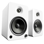 Kanto YU6 200W Powered Bookshelf Speakers with Bluetooth and Phono Preamp - Pair, Matte White V398-KO-YU6MW-I