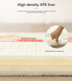 double-sided cartoon folding 2cm living room game odor-free children play V1102-115-26669-DRE-180-200CM