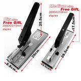Heavy Duty Big Size Stepler With Free 2000x23/20 Steples Office Stationary V891-HW-HDSEL-X1