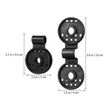 Black Awning Clips Secure Grip for Outdoor Shading 50Pcs V1370-AZ4-20062