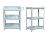 Bathroom Floor Shelf Bathroom Open Shelf Unit Freestanding Corner Rack Shelves V1294-YM0706-3112230061512