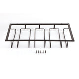 Stemware Holder Black 4 Slot Iron Wire Assembled Design Corrosion Resistant Easy Cleaning Glasses V1294-YM0512-3118220276111