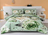 Sage Green Peony Botanica Comforter Quilted Doona Set V745-MMPAB011081AJ3