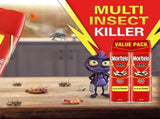 2 Packs of 2 300g Mortein Fast Knockdown Multi Insect Killer Surface Spray V563-9300701973445-2PACKS