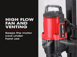 BAUMR-AG 3200W 280mm Wet/Dry Core Drill w/ Wheeled Stand & 102mm Bit Combo, for Concrete Coring Hole V219-DRLCREBM28WA-102