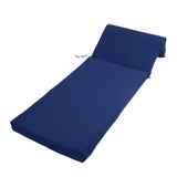 Chaise Lounge 55x183x7.5cm Polyester Thick PP Cotton Padding Comfortable Lounge Chair V1294-YM0901-3116250004213