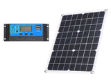 30W D C 9V/18V Flexible Solar Panel with 30A L-ED Display Controller Kit Set with USB/ Type C V1294-YM0901-L4226-30A