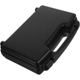 Portable Tool Box with Foam Black Small Hard Case for Outdoor and Shop Use V1369-AZ3-W-12307