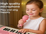 Portable Kids' Electronic Piano with Sheet Music and Microphone - Professional 37-Key Tactile V888-ELOSUNG42605