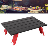 Mini Aluminum Alloy Picnic Table Lightweight Folding Table for Outdoor BBQ Backpacking Camping V1294-YM0901-3111200128211
