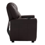 VEVOR Kids Reclining Chair PU Leather Toddler Recliner with Cup Holder V952-ETTYPGKZS252XFA0S001V0