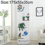 Green Plant Fabric Dust Cover For Vertical Cabinet Ac - 175X55X35Cm All-Inclusive PRL-7129377230DBT