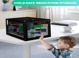 Lockable Medicine Box with Combination Code, BPA-Free Locking Storage Box for Medications Snacks V1237-ZY00B0DFXLLZG5