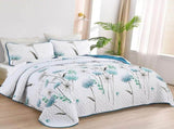 Teal Floral Dream Bedspread Coverlet 3 Piece Set V745-AC080908Q13U