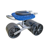 Gardening Seat Portable Height Adjustable Folding Stool With Kneeling Pad For Comfortable Garden V63-840571