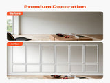 Wall Molding 6 Pack, Wainscoting Panels Kit, Lightweight Paintable Polystyrene, Easy to Install, V952-QMSTJBYXTGGZR3GIF001V0