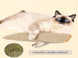Pillow, Premium Catnip-Infused Pillow with Dual Hemp Rope, Sisal Scratching & Bite-Resistant Design V1366-AZ2-W-11509