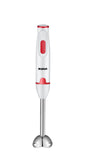 NIRVA Hand Blender, 400W hand blender, 2 blade immersion blender, low noise stick blender, milk V1102-753-16387-WHT-ASETOFPLASTIC