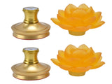 2 Set LED Buddhist Light 3 Color Adjustment Buddha Lamp Plug In Flower Light for Home Buddhist V1294-YM0714-3115210177213