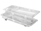 2PCS Soda Can Dispenser for Refrigerator 2 Layer Adjustable Auto Rolling Transparent Beverage Holder V1294-YM0901-3118230321911
