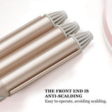 Hair Curler,3 Barrels Curling Iron Hairs Three Barrel Curling 1 Barrel Curler Wand,25Mm Hair V1366-AZ2-W-24458