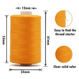 All Purpose Sewing Thread,24 Spool 1000 Yards Polyester Thread for Sewing,Handy Polyester Sewing V1369-AZ3-W-22206