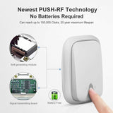 Wireless Doorbell Outdoor Waterproof With 2 Receivers Ip68 Waterproof 150M Range 4 Volume Levels 36 V1188-MS-227-1081