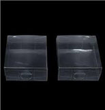 100 Pack of 15*15*4cm Clear PVC Plastic Folding Packaging Small rectangle/square Boxes for Wedding V382-100PVC15X15X4CLR