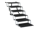 Pawz Dog Ramp Pet Stair Car Suv Travel Step Foldable PT1145-6-BK-IR
