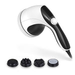 Full Body Vibration Handheld Massager - 4 Massage Heads Neck Shoulders Back Legs V238-SUPDZ-32465461117008