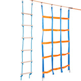 VEVOR Ninja Warrior Obstacle Course for Kids, 2 x 18.3 m Weatherproof Slacklines, 500lbs Weight V952-RZX602YC14J0XSOTOV0