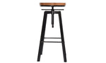 1 X Vintage Retro Industrial Swivel Bar Stool 69_BR1001