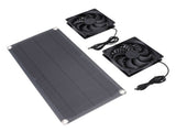 Solar Panel Exhaust Kit 10W Monocrystalline Silent Automatic Charging Solar Panel Powered Vent V1294-YM0901-3111240175511